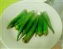 蒜蓉粉丝蒸秋葵的做法图解1