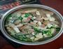 青菜豆腐腊肉锅的做法图解1