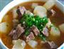 白萝卜炖牛肉-冬季暖身的做法图解1