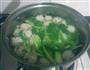 青菜肉丸子汤的做法图解5