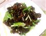 黑木耳炒小白菜的做法图解2