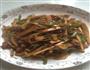 青椒榨菜肉丝炒香干-乌江榨菜的做法图解7