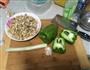 青椒蚬子肉的做法图解1