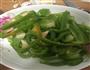 青椒蚬子肉的做法图解2