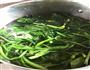 芥末杏仁菠菜的做法图解4