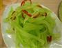 生拌莴笋丝的做法图解1