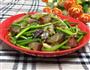 韭菜薹炒腊肉的做法图解7