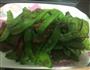 荷兰豆炒腊肉的做法图解4