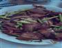 蒜台炒腊肉的做法图解1