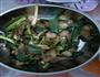 蒜苗炒腊肉的做法图解3