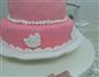 HOLLETKITY粉色双层翻糖蛋糕的做法图解46