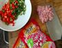 榨菜青红椒肉沫-乌江榨菜的做法图解1