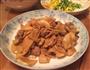 杏鲍菇炒肉的做法图解1