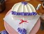 浪漫花伞裱花蛋糕的做法图解8