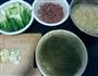 鸭血油菜豆芽粉丝的做法图解1