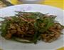 青椒炒肉丝的做法图解3