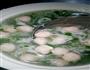 绿湖虾丸汤的做法图解1