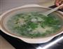 鸡丝荠菜粥的做法图解6