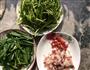 藜蒿炒腊肉的做法图解2