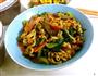 青菜火腿炒面的做法图解10