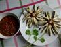 菊花茄子的做法图解1
