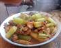 香菇芹菜炒肉的做法图解5