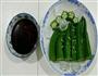 冰镇芥末秋葵的做法图解1