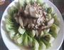 香菇炒青菜的做法图解1