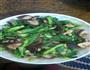 香菇炒青菜的做法图解1