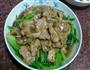 菠菜炒瘦肉的做法图解1
