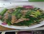 大蒜炒咸肉的做法图解8