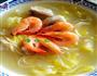 羊嫩虾鲜汤更美的做法步骤2