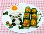 暖阳下“小熊猫吃竹子”儿童餐的做法图解7