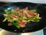 青椒松花菜炒腊肉的做法图解8