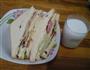 鸡蛋火腿芝士三明治的做法图解7