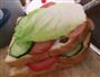 超级简单蔬果汉堡适合减肥的妹子的做法图解3
