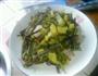蕨菜炒酸菜肉片的做法图解5