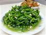蒜香茼蒿的做法图解1