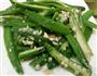 乐乐自家菜-蒜茸秋葵的做法图解3