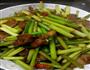 蒜苔炒肉的做法图解3