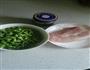 肉沬榄菜烧豆角的做法图解1