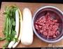 藕夹肉末的做法图解1