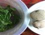 蒲公英菜稀饭的做法图解1
