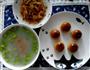 栗馒头&毛豆白粥&榨菜&小番茄的做法图解5