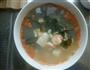 虾仁豆腐海带汤的做法图解3