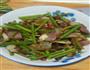 蒜薹炒腊肉的做法步骤7