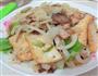 青椒洋葱炸豆腐炒肉的做法图解4