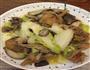 鸡油白菜香菇的做法图解4