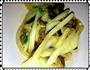 白菜梗炒牛肉的做法图解1
