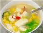 玉米蘑菇豆腐羹的做法图解3